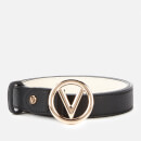 Valentino by Mario Valentino Women's Round Belt - Black