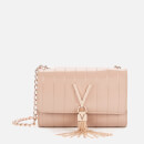 Valentino by Mario Valentino Women's Bongo Patent Chain Clutch - Taupe