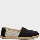 TOMS Women's Alpargata Rope Slip-On Pumps - Black/Stripe