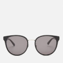 Bottega Veneta Women's Round Sunglasses - Black/Grey
