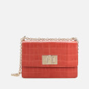 Furla Women's Mini Croco Cross Body 20 Bag - Chili Oil