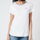 Tommy Jeans Women's TJW Rib Neck T-Shirt - White