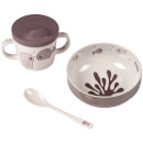 Done by Deer First Meal Set - Sea Friends - Powder