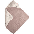 Done by Deer Hooded Towel - Sea Friends - Powder