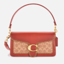 Coach Women's Signature/Beadchain Tabby Shoulder Bag 26 - Tan Rust