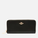 Coach Women's Slim Accordion Zip Wallet - Black