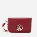 Kate Spade New York Women's Nicola Twistlock Medium Cross Body Bag - Red Wine