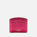 Kate Spade New York Women's Spencer Metallic Card Holder - Rhododendron