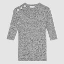Ganni Women's Melange Knit Jumper - Black