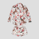 Desmond & Dempsey Women's Soleia Signature Set - Cream/Multi