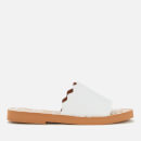 See By Chloé Women's Essie Leather Slide Sandals - White