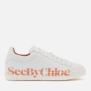 See By Chloé Women's Essie Leather Trainers - White