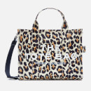 Marc Jacobs Women's Small Leopard Traveler Tote Bag - Natural Multi