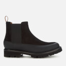 Grenson Men's Abner Suede/Rubber Chelsea Boots - Black
