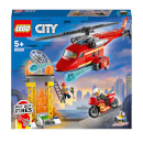 LEGO City: Fire Rescue Helicopter and Motorbike Toy (60281)