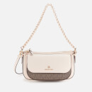 Michael Michael Kors Women's Jet Set Charm Medium Pouch Cross Body Bag - Brown/Soft Pink