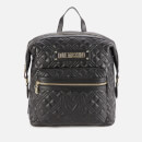 Love Moschino Women's Quilted Backpack - Black