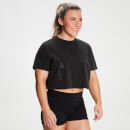 MP X Zack George Women's Washed Crop T-Shirt - Black - XXS
