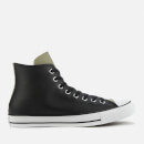 Converse Men's Chuck Taylor All Star Synthetic Leather Hi-Top Trainers - Black/Field Surplus