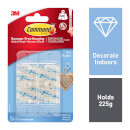 Command Mini Clear Hooks with Clear Strip