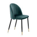 Illona Velvet Dining Chairs - Set of 2 - Emerald