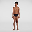 Jungen Logo 6,5 cm Badehose in Marineblau