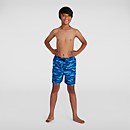 Short de bain Garçon Imprimé 15 pouces Bleu