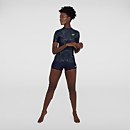 Women's Boomstar Allover Short Sleeve Rash Top Navy