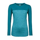 Women's Voyager Tech Tee Long Sleeve Crew - Turquoise