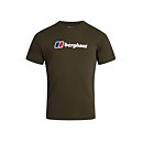 Men's Berghaus Large Logo T-Shirt - Dark Green