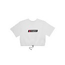Women's Cropped Toggle Tee - White