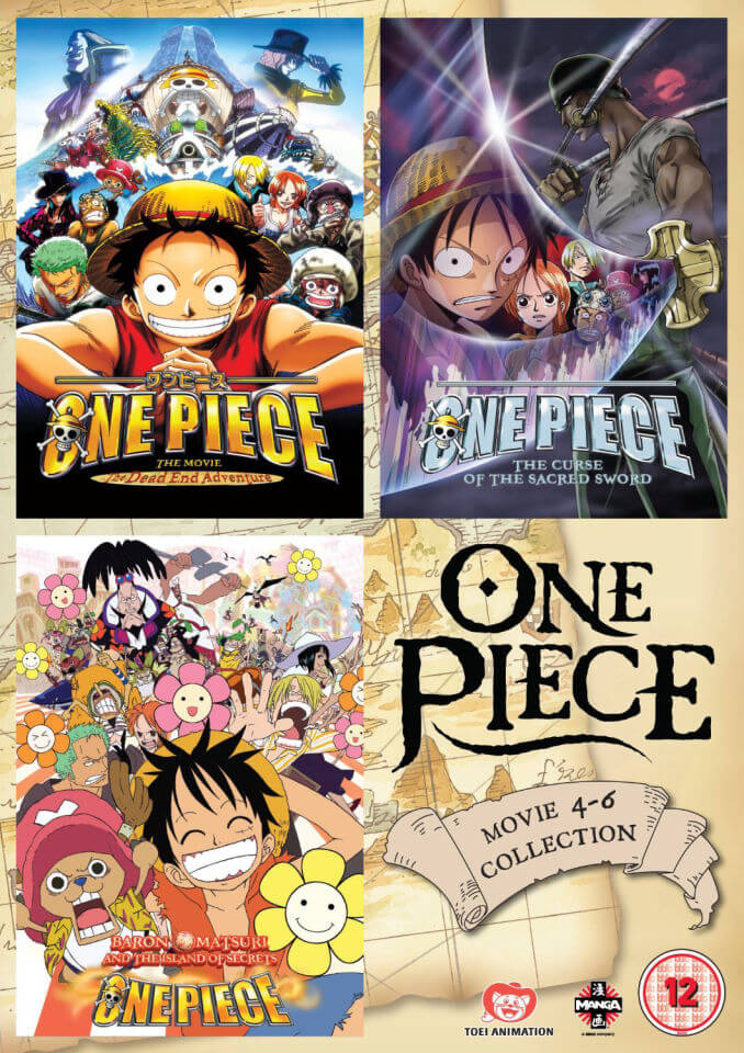 One Piece Movie Collection 2 Contains Films 4 6 Dvd Zavvi Uk A list of 168 titles. one piece movie collection 2 contains films 4 6
