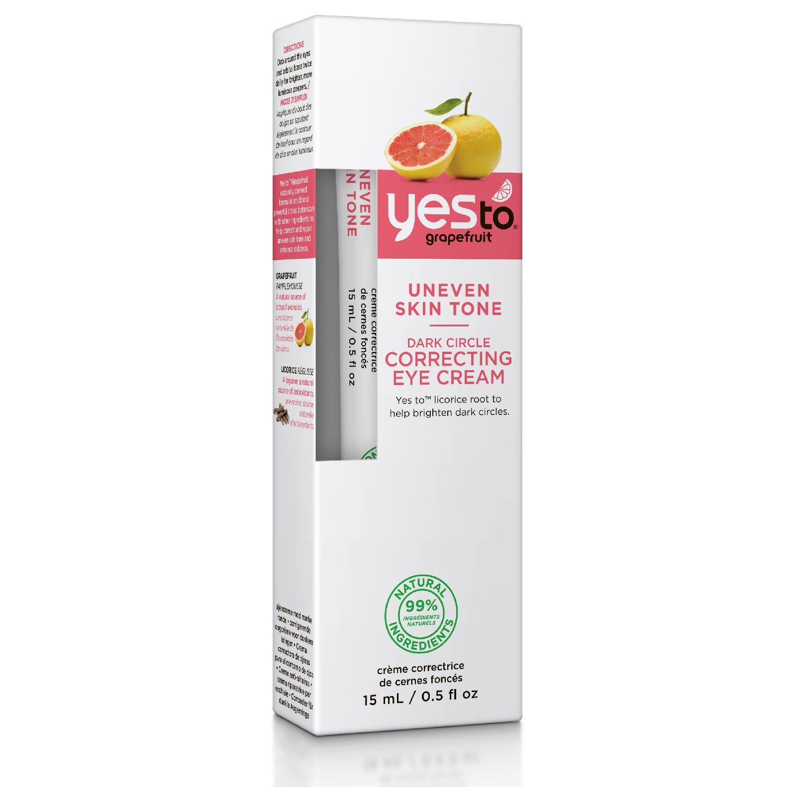 yes to grapefruit dark circle correcting eye cream