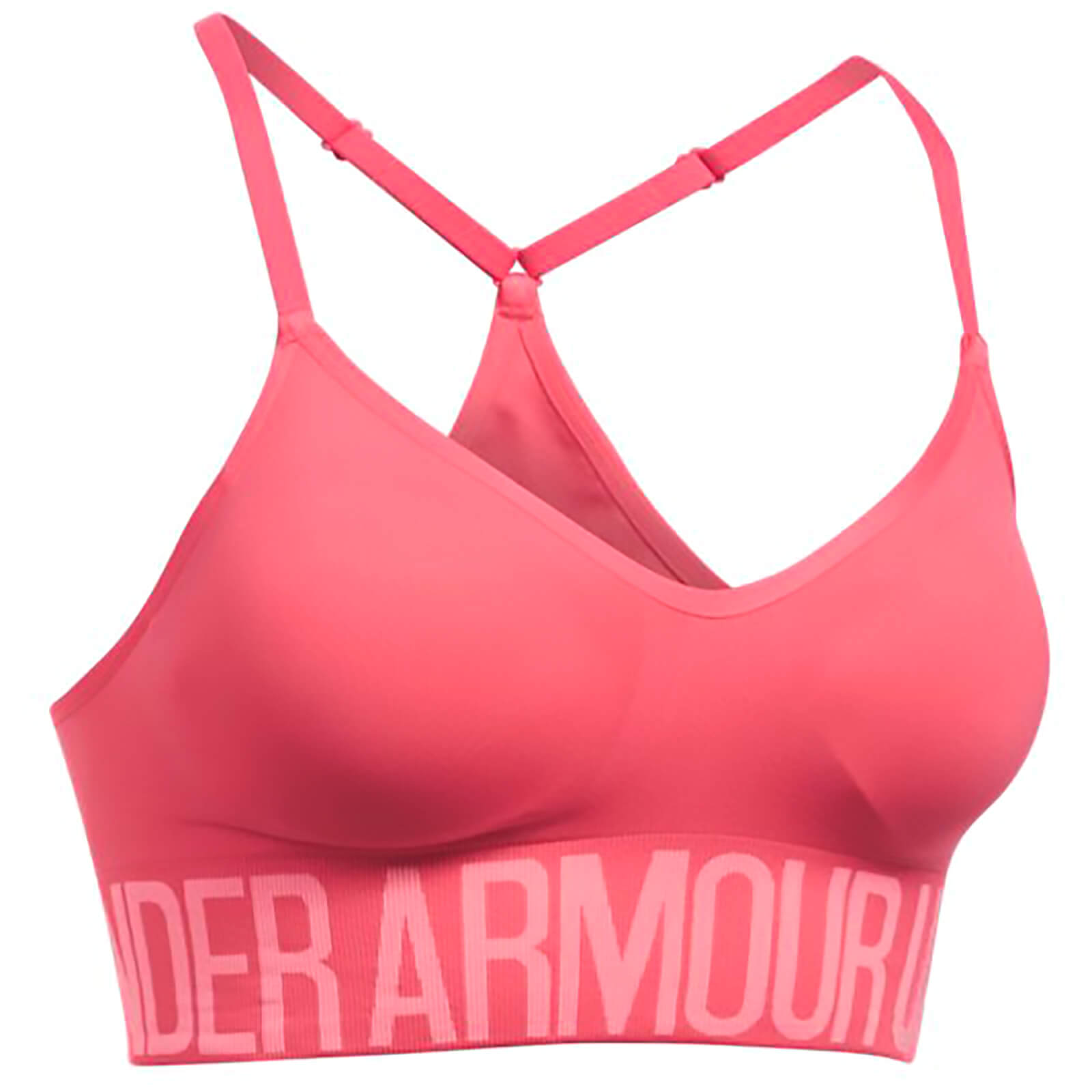 under armour pink sports bra
