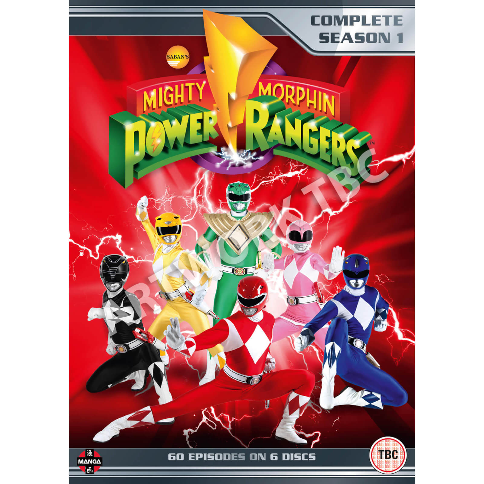 Mighty Morphin Power Rangers Complete Season 1 Collection Dvd Zavvi Uk