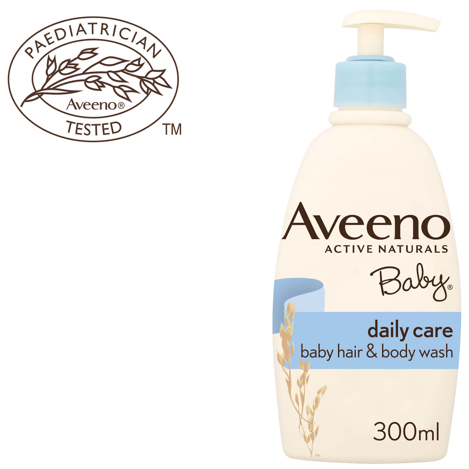 Aveeno Baby Daily Care Baby Hair Body Wash 300ml Lookfantastic Leaves baby skin feeling moisturised. aveeno baby daily care baby hair body wash 300ml