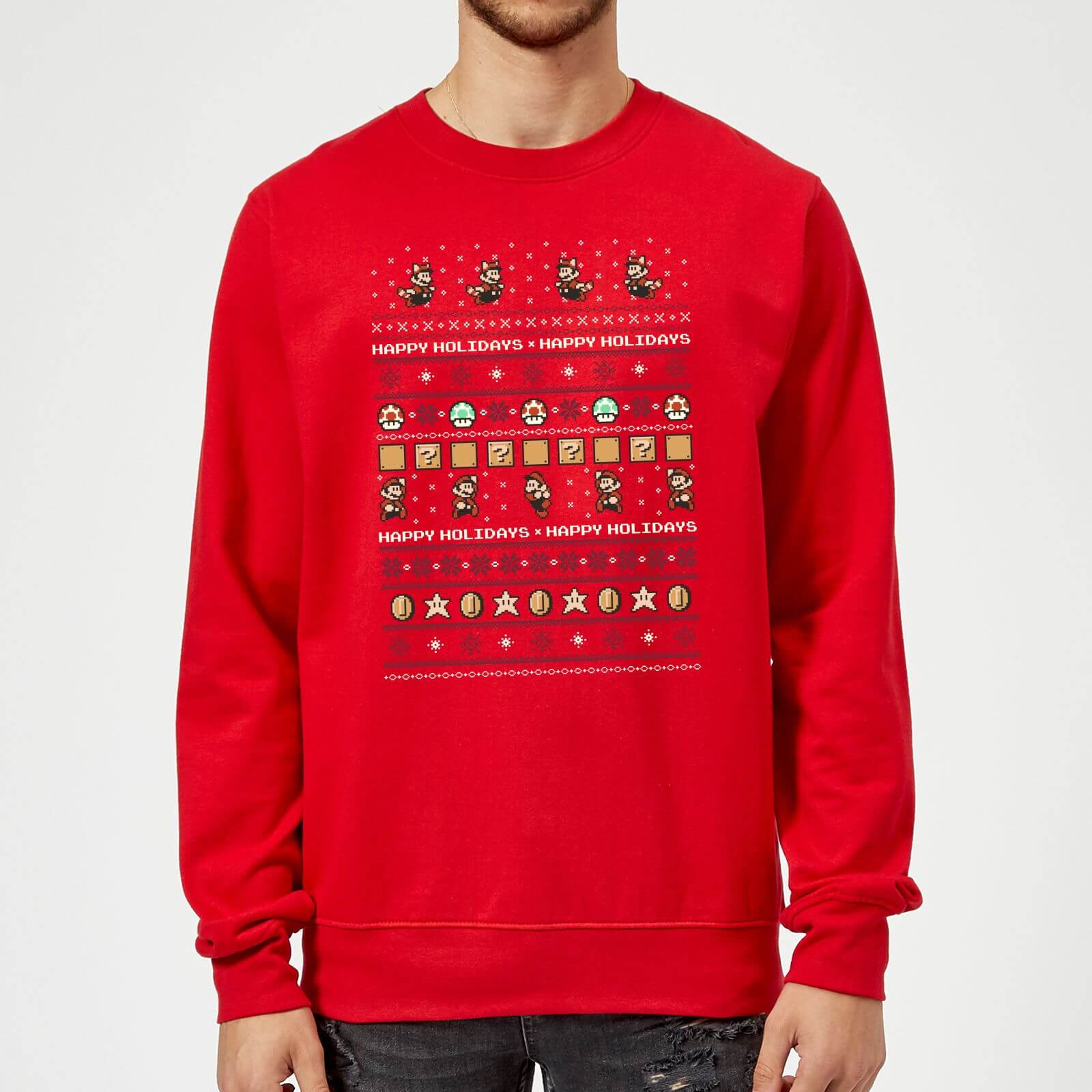 red christmas sweatshirt