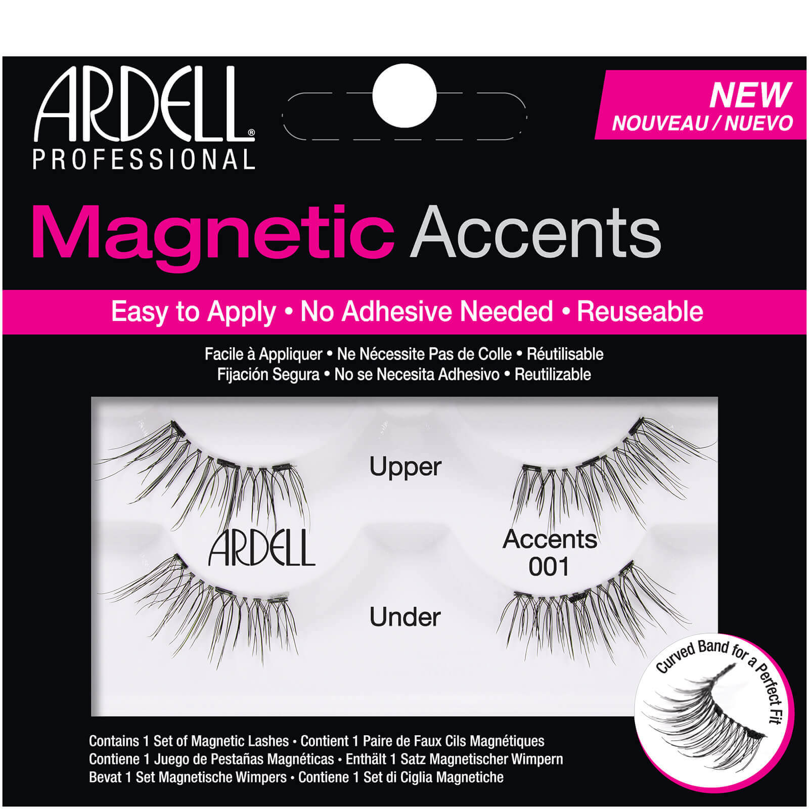 ardell magnetic lash natural accents 001 false eyelashes lookfantastic singapore