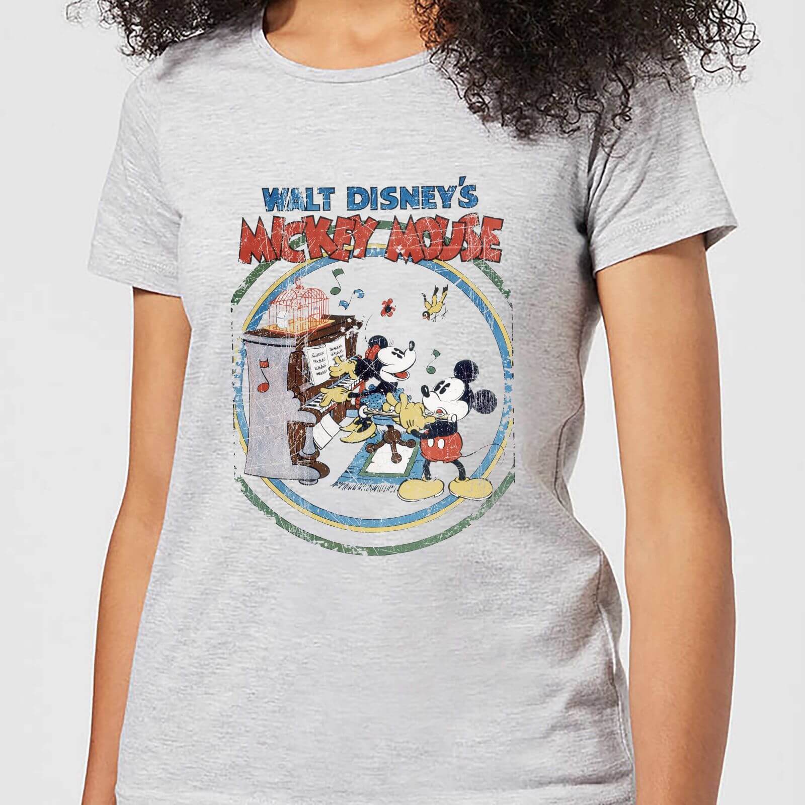 Disney Womens 101 Dalmatians Retro Poster Sweatshirt