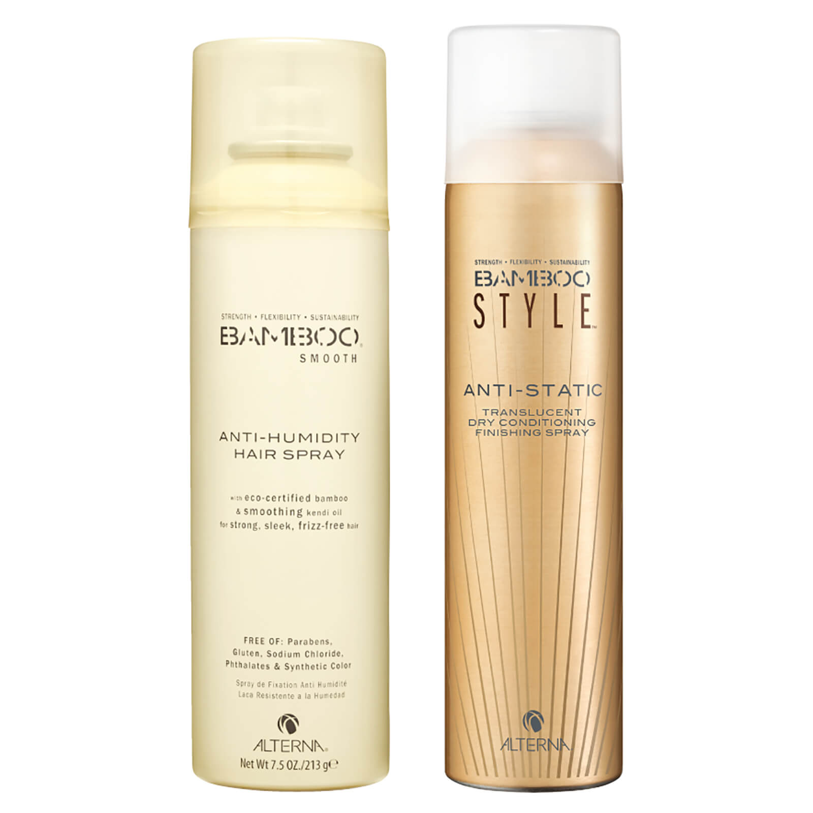Alterna Bamboo Style Dry Finishing Spray And Anti Humidity Hairspray Duo Worth 39 75 Buy Online Mankind