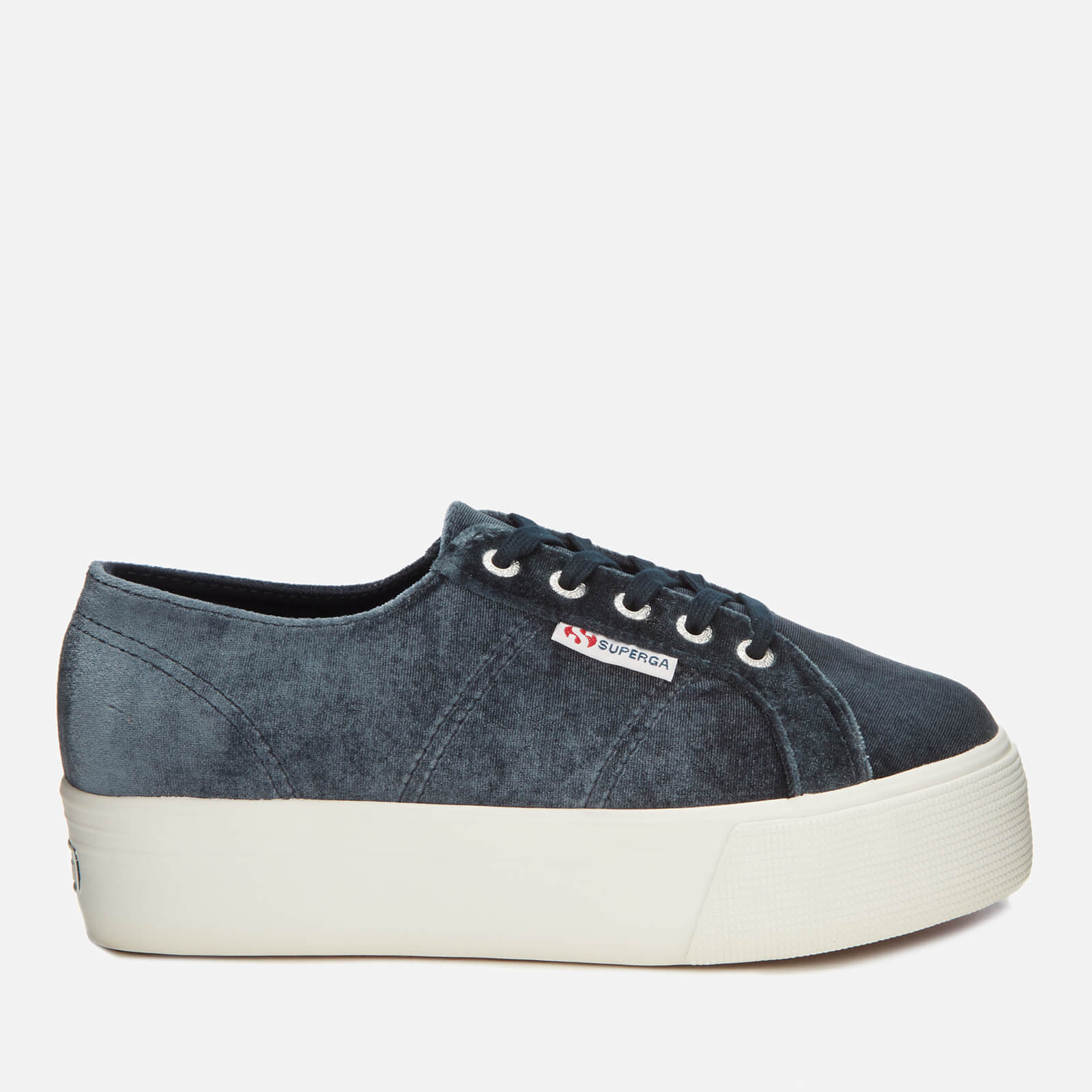Velvet superga flatforms Clearance