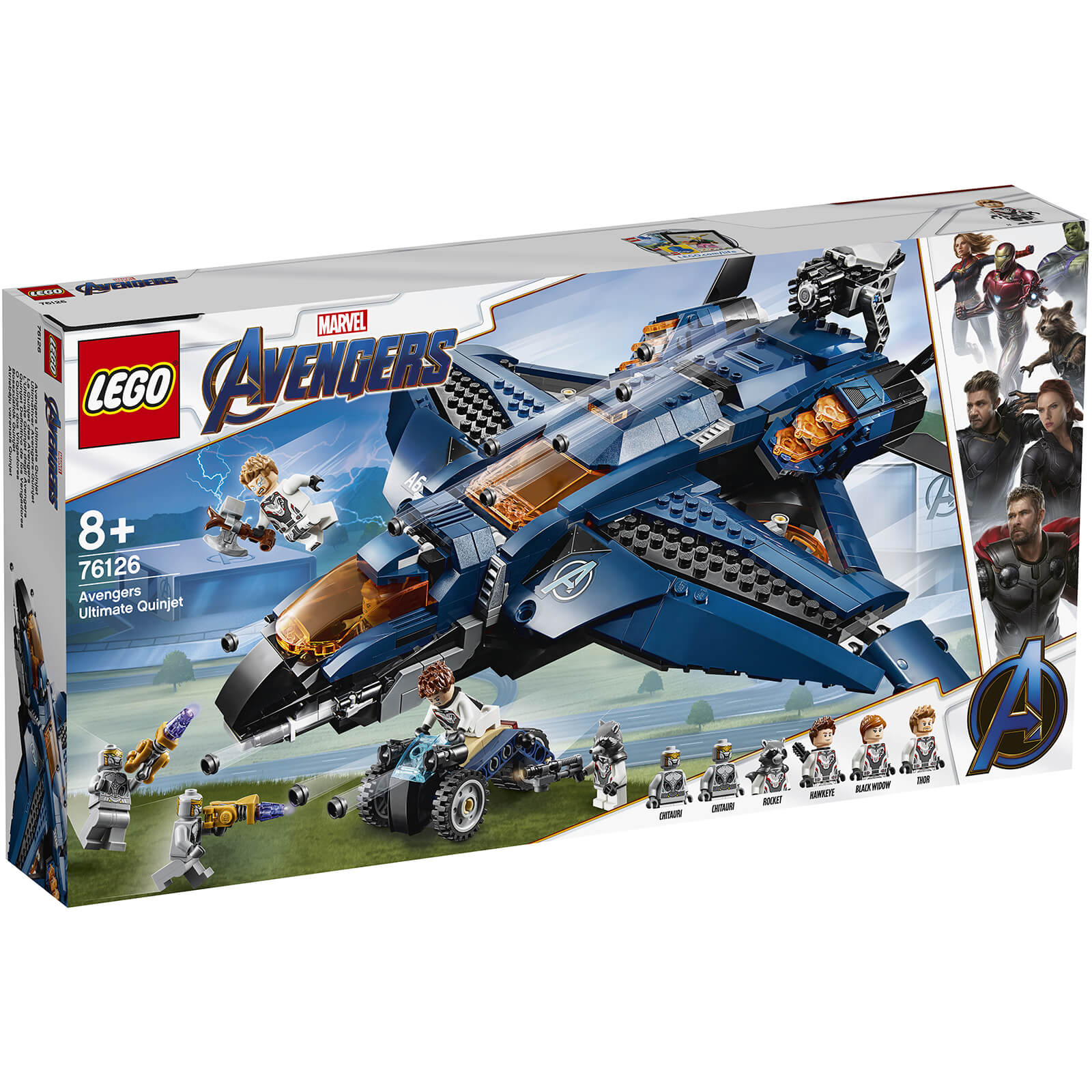 lego marvel avengers plane