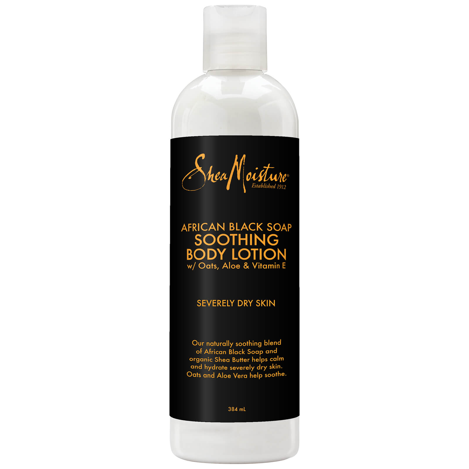 Shea Moisture African Black Soap Soothing Body Lotion 384ml Lookfantastic