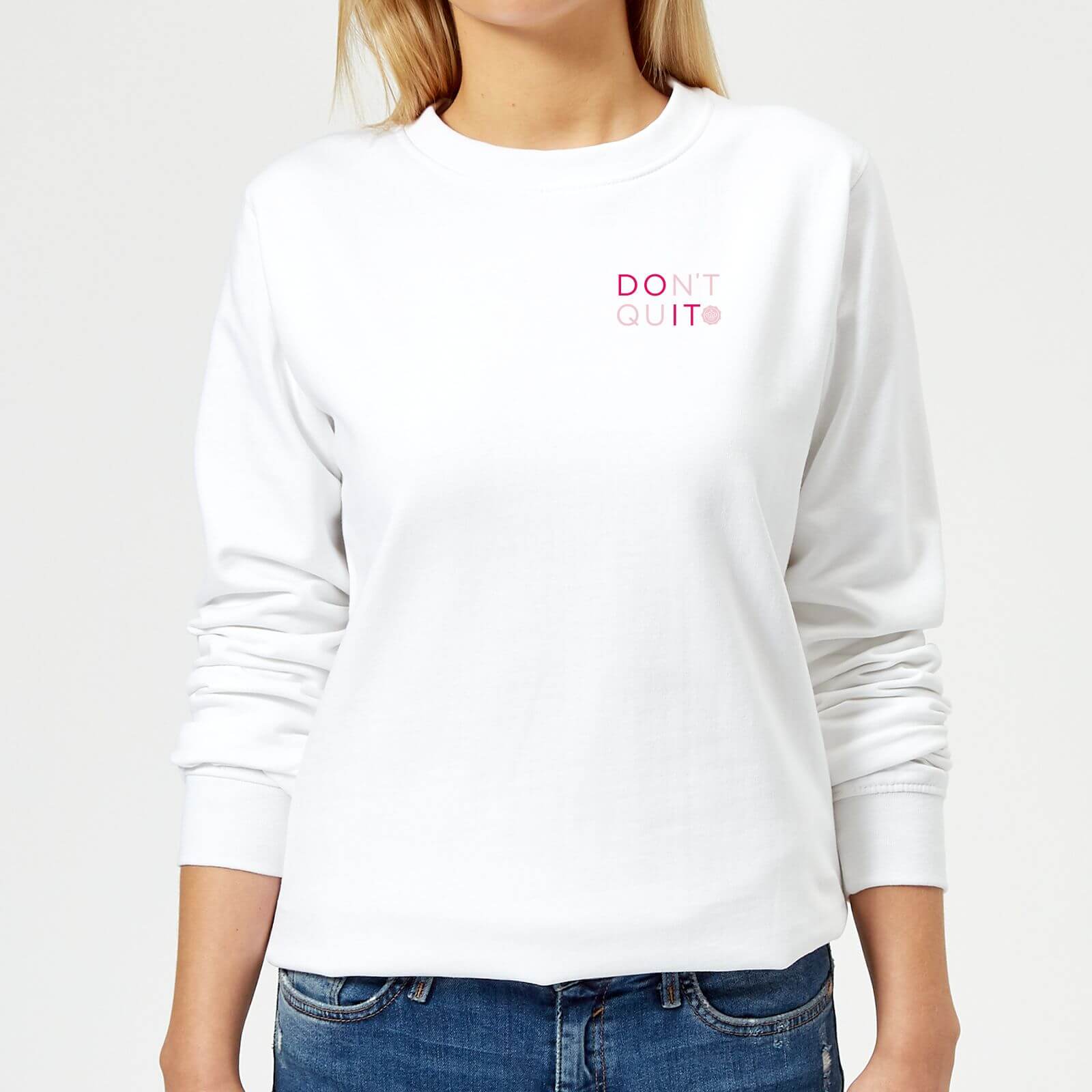 white sweatshirt womens