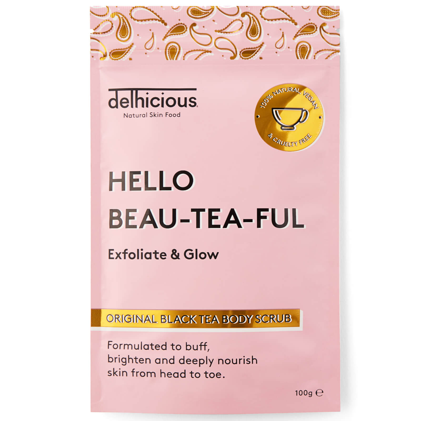 Delhicious Body Original Black Tea Body Scrub Glossybox