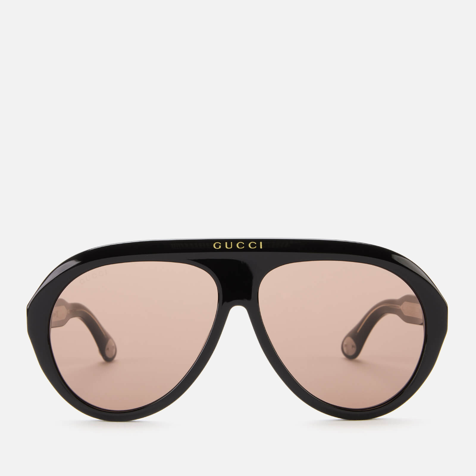 gucci men's aviator acetate sunglasses