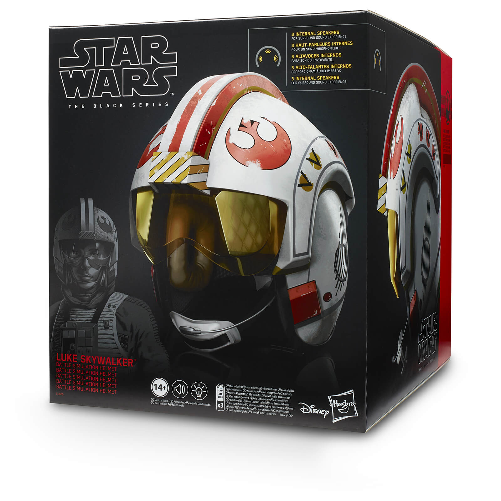 luke black series helmet
