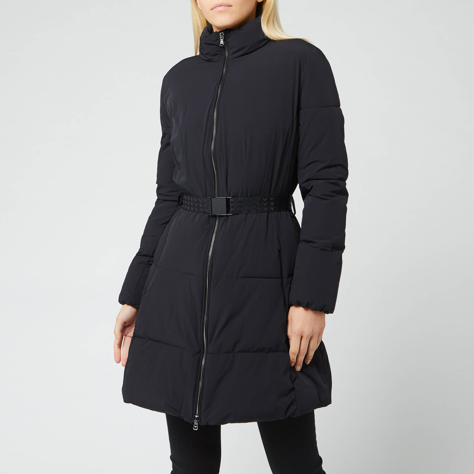 emporio armani black coat