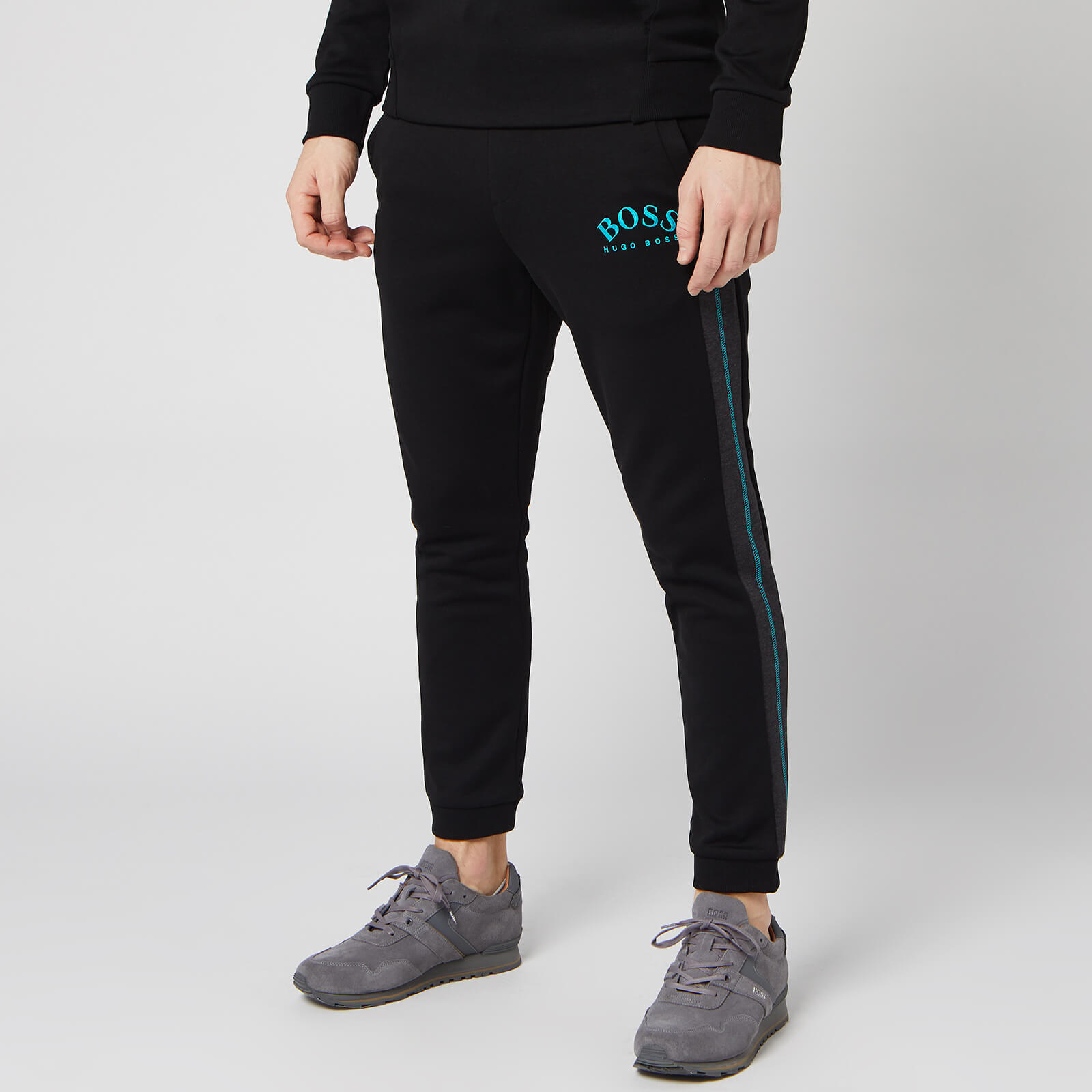 boss hadiko track pants black