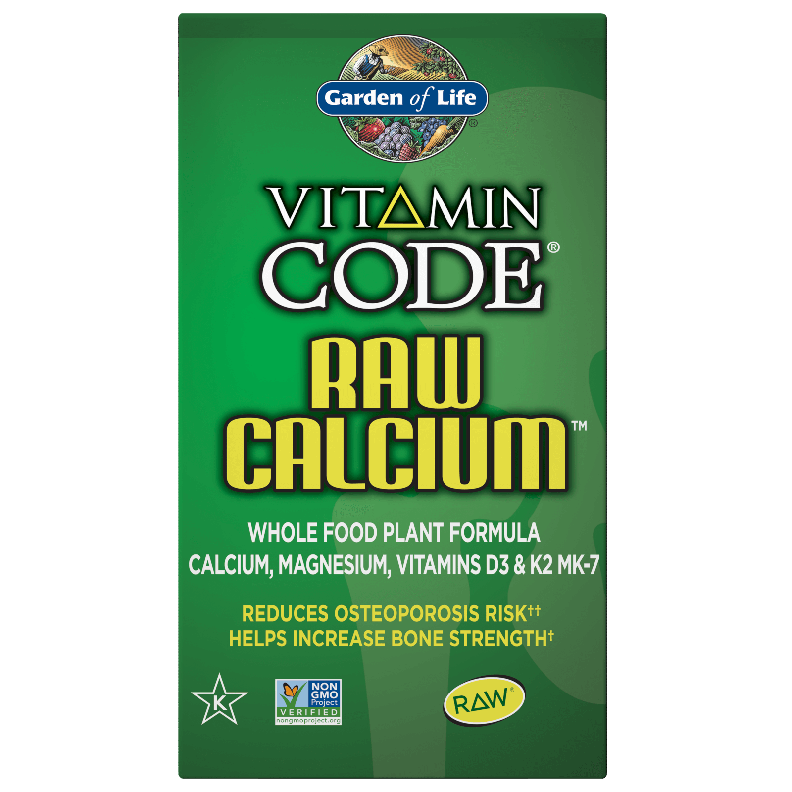 Vitamine Code Raw Calcium 60 Capsules Garden Of Life Nl